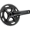 Shimano GRX FC-RX600-10 Crankset - 165mm 10-Speed 46/30t 110/80 BCD Hollowtech II Spindle Interface BLK