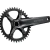 Shimano GRX FC-RX600-1 Crankset - 165mm 11-Speed 40t 110 BCD Hollowtech II Spindle Interface BLK