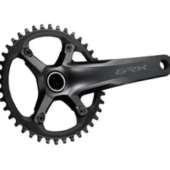 Shimano GRX FC-RX600-1 Crankset - 165mm 11-Speed 40t 110 BCD Hollowtech II Spindle Interface BLK