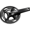 Shimano GRX FC-RX810-2 Crankset - 172.5mm 11-Speed 48/31t 110/80 BCD Hollowtech II Spindle Interface BLK