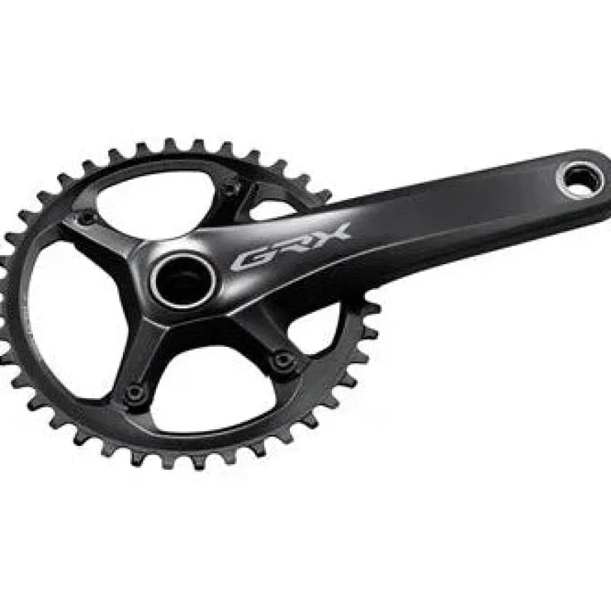 Shimano GRX FC-RX810-1 Crankset - 172.5mm 11-Speed 40t 110 BCD Hollowtech II Spindle Interface BLK
