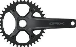 Shimano GRX FC-RX610-1 Crankset - 175mm 12-Speed 40t 110 BCD Hollowtech II Spindle Interface BLK