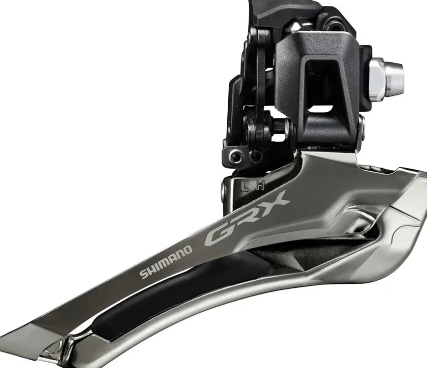 Shimano GRX FD-RX820-F Front Derailleur - 12-Speed Double Braze-On Down Swing Down Pull 48t Max