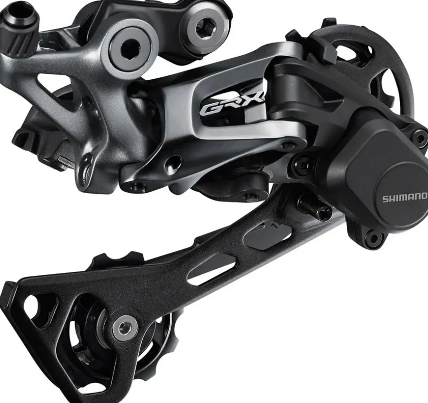 Shimano GRX RD-RX812 Rear Derailleur - 11-Speed Long Cage BLK With Clutch For 1x 42t Low Sprocket Max