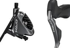 Shimano GRX ST-RX815 2 x 11-Speed Di2 Left Drop-Bar Shifter/Hydraulic Brake Lever BR-RX810 Flat Mount Caliper Pre-Bled 1000mm Hose
