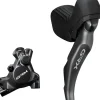 Shimano GRX ST-RX820 Shift/Brake Lever BR-RX820 Hyd Disc Brake Caliper - Right/Rear 12-Speed Flat Mount Caliper For 25mm Mount
