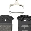 Shimano J05A-RF Disc Brake Pad Spring - Resin Compound Finned Aluminum Back Plate Box/25 pair