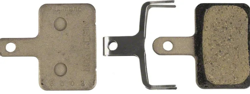 Shimano M05-RX Disc Brake Pads Springs - Resin Compound Steel Back Plate One Pair