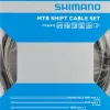 Shimano MTB Stainless Derailleur Cable and Housing Set Black