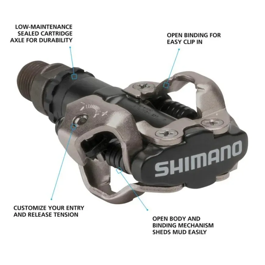 Shimano PD-M520 Mountain Bike Pedals