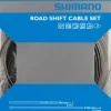 Shimano Road Stainless Derailleur Cable and Housing Set Black