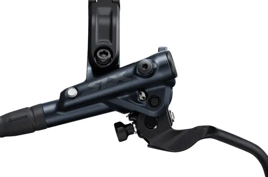 Shimano SLX BL-M7100/BR-M7120 Disc Brake Lever - Front Hydraulic Post Mount 4-Piston BLK