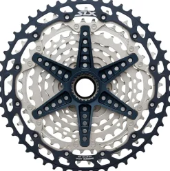 Shimano SLX CS-M7100 Cassette - 12-Speed 10-51t Silver/Black Micro Spline