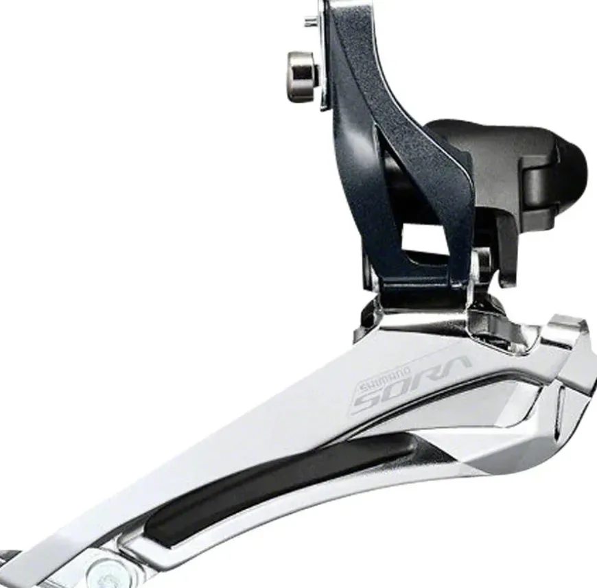 Shimano Sora FD-R3000 9-Speed Double 34.9/31.8/28.6mm Front Derailleur only compatible Sora R3000 2x left shifter