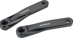Shimano STEPS FC-E5010 Ebike Crank Arm Set - 175mm Square Taper JIS Spindle Interface BLK