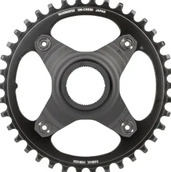 Shimano STEPS SM-CRE80-B Chainring - 38T Without Chainguard 55mm Chainline BLK