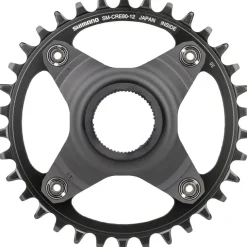 Shimano STEPS SM-CRE80-12-B Chainring - 34T Without Chainguard 55mm Chainline BLK