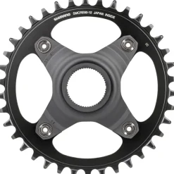 Shimano STEPS SM-CRE80-12-B Chainring - 38T Without Chainguard 55mm Chainline BLK