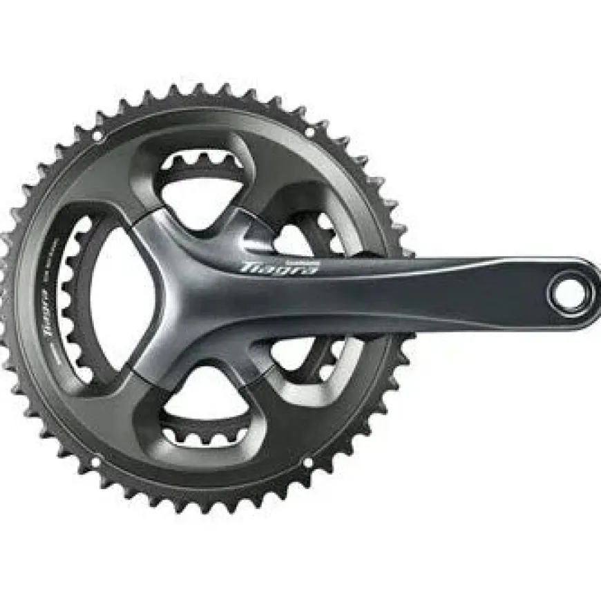 Shimano Tiagra FC-4700 Crankset - 165mm 10-Speed 50/34t 110 Asymmetric BCD Hollowtech II Spindle Interface Gray