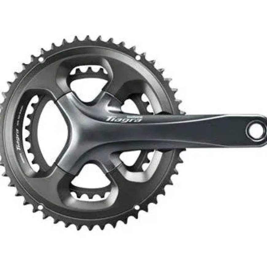 Shimano Tiagra FC-4700 Crankset - 165mm 10-Speed 52/36t 110 Asymmetric BCD Hollowtech II Spindle Interface Gray