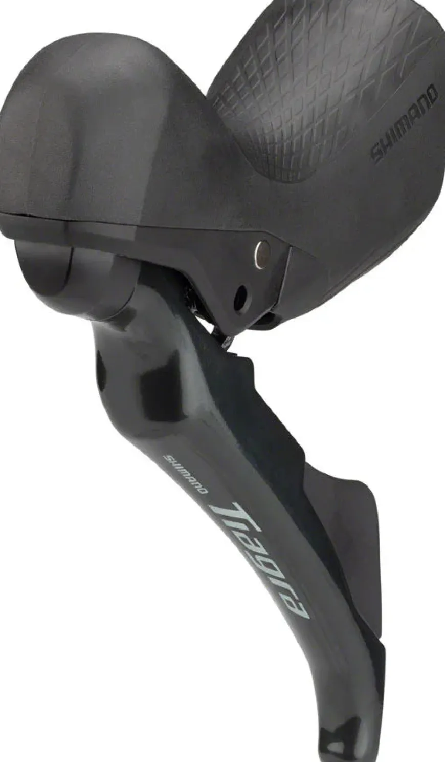 Shimano Tiagra ST-4720/BR-4770 Mechanical Shift/Hydraulic Brake Lever Caliper - Front Flat Mount Finned Resin Pads BLK