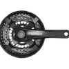 Shimano Tourney FC-TY501 Crankset - 175mm 6/7/8-Speed 42/34/24t Riveted Square Taper JIS Spindle Interface BLK