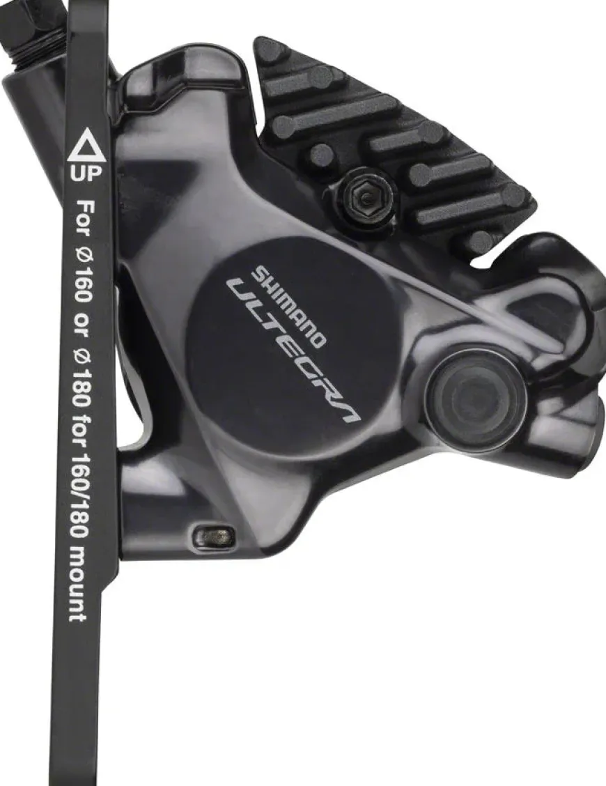 Shimano Ultegra ST-R8170E Di2 Shift/Brake Lever BR-R8170 Hydraulic Disc Brake Caliper - Left/Front 2x Flat Mount BLK