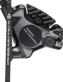 Shimano Ultegra ST-R8170F Di2 Shift/Brake Lever BR-R8170 Hydraulic Disc Brake Caliper - Left/Front 2x Flat Mount BLK