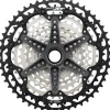 Shimano XT CS-M8100 Cassette - 12-Speed 10-45t Silver/Black Micro Spline