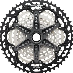 Shimano XT CS-M8100 Cassette - 12-Speed 10-45t Silver/Black Micro Spline