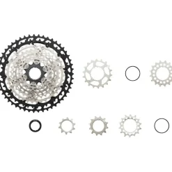 Shimano XT CS-M8100 Cassette - 12-Speed 10-45t Silver/Black Micro Spline
