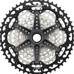 Shimano XT CS-M8100 Cassette - 12-Speed 10-51t Silver/Black Micro Spline
