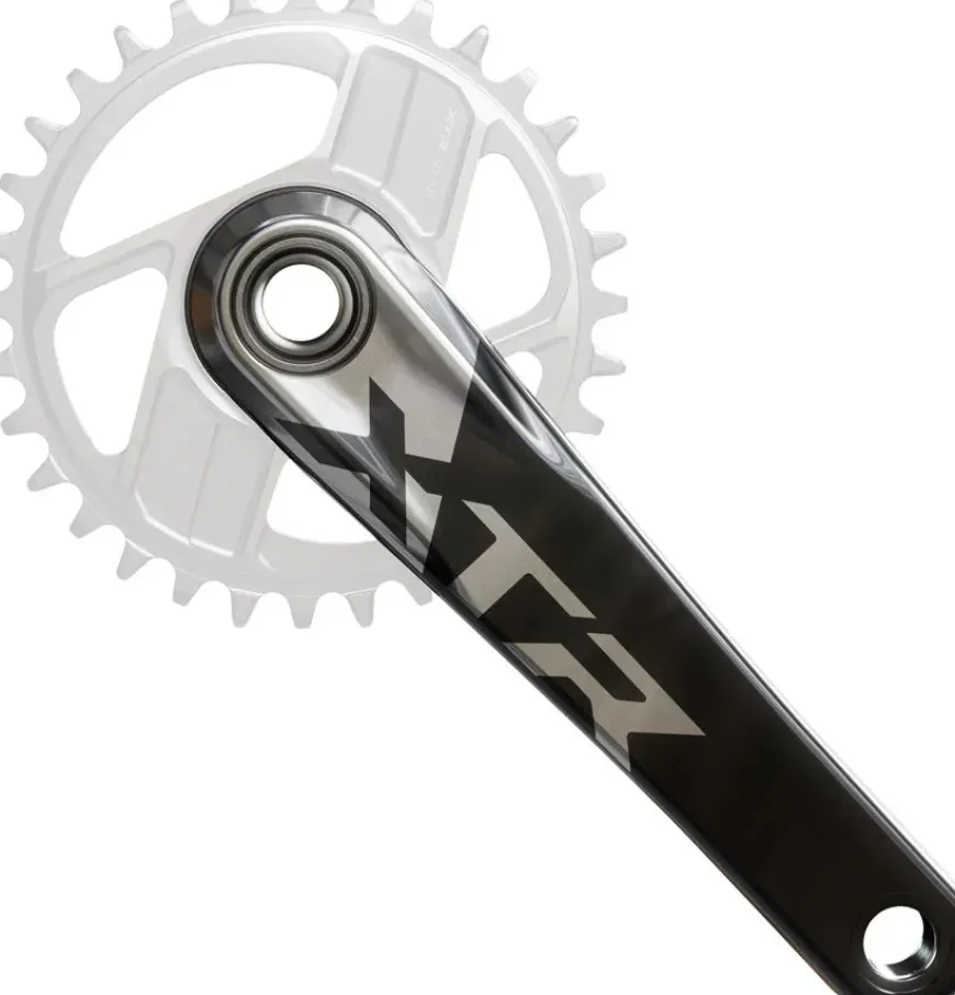 Shimano XTR FC-9220 Enduro Crankset - 160mm 12-Speed 1x Direct Mount Hollowtech II Hollow-Forged Crankarms BLK/Silver
