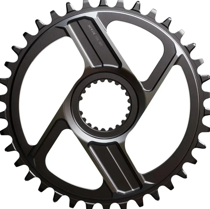 Shimano XTR SM-CRM96 1x Direct Mount Chainring - 38t Direct Mount For 12-Speed HG+ Chain Fits M9200 M9220 Crank Dark Gray