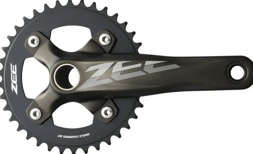 Shimano ZEE FC-M640 Crankset - 175mm 10-Speed 36t 104 BCD Hollowtech II Spindle Interface Includes Bottom Bracket BLK