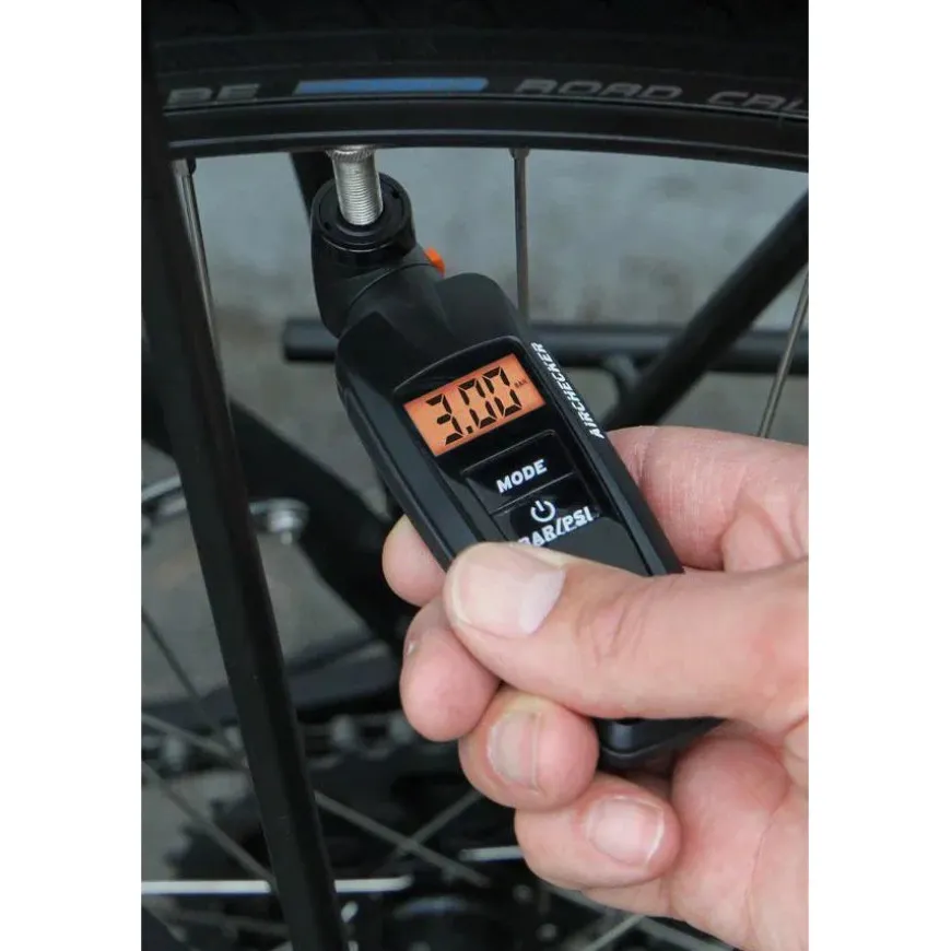 SKS Airchecker Digital Display Pressure Gauge: Presta and Schrader