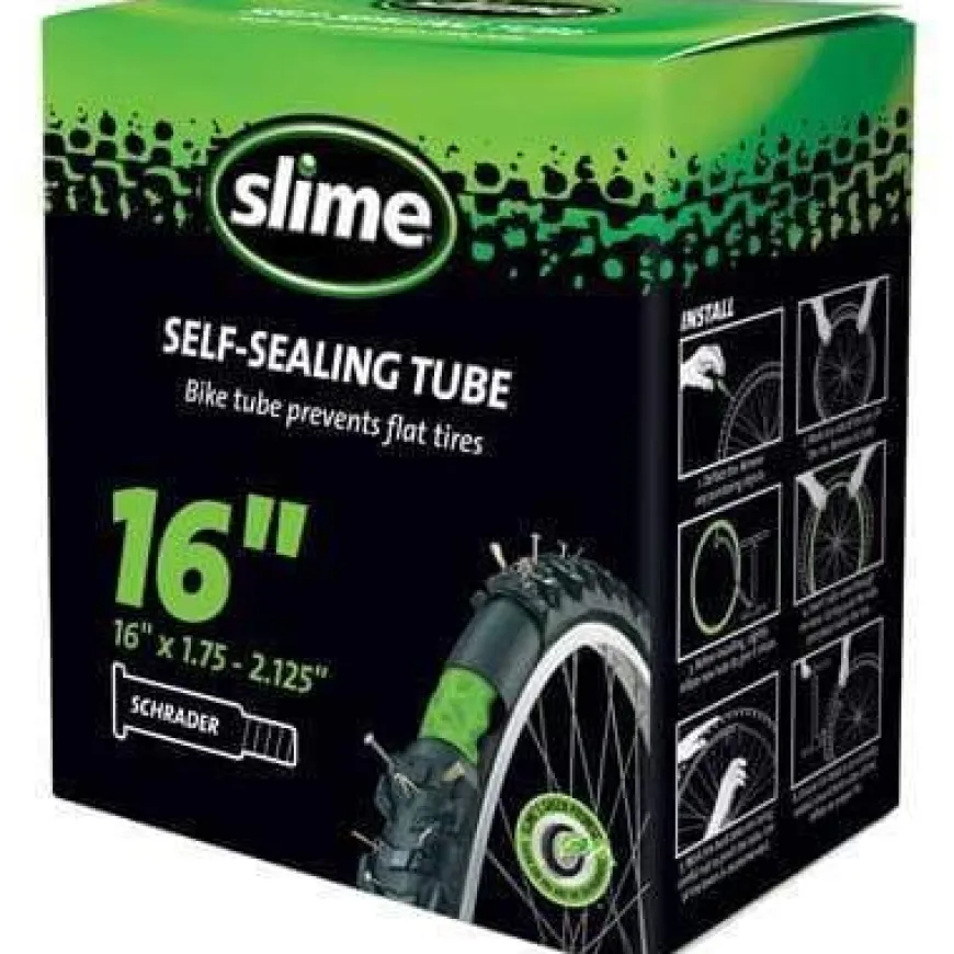Slime 16" Schrader Valve Bike Tube 33mm - 16" x 1.75-2.125''