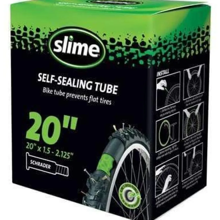Slime 20" Schrader Valve Bike Tube 33mm - 20" x 1.5 - 2.125"