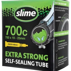 Slime 700c Presta Valve Bike Tube 48mm - 700c x 28-35c