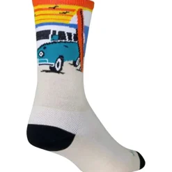 SockGuy Crew Daze Bike Socks - White