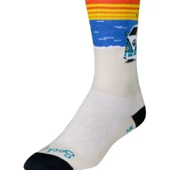SockGuy Crew Daze Bike Socks - White