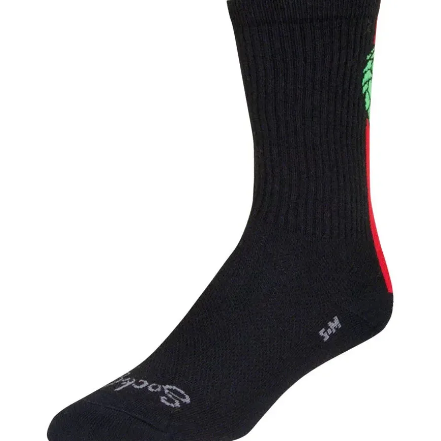 SockGuy Crew Hoppyness Bike Socks - Black