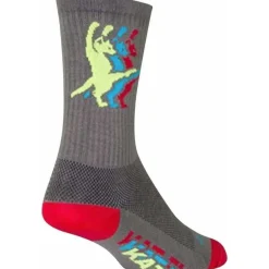 SockGuy Crew Kat-Fu Bike Socks - 6 inch