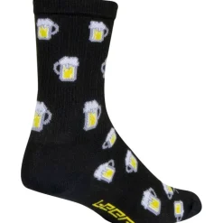 SockGuy SGX Pints Bike Socks - Black
