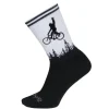 SockGuy Sockguy Squatchit Socks 9-13 Black/White