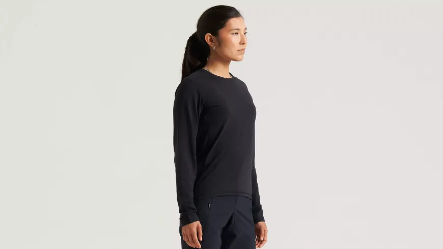 Specialized Women's Traction Long Sleeve Tee - Black