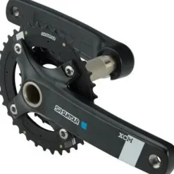 SR Suntour XCM-AX Bicycle Crankset - 175mm, 10-Speed, 36/22t, 104/64 BCD, Hollowtech II Spindle Interface