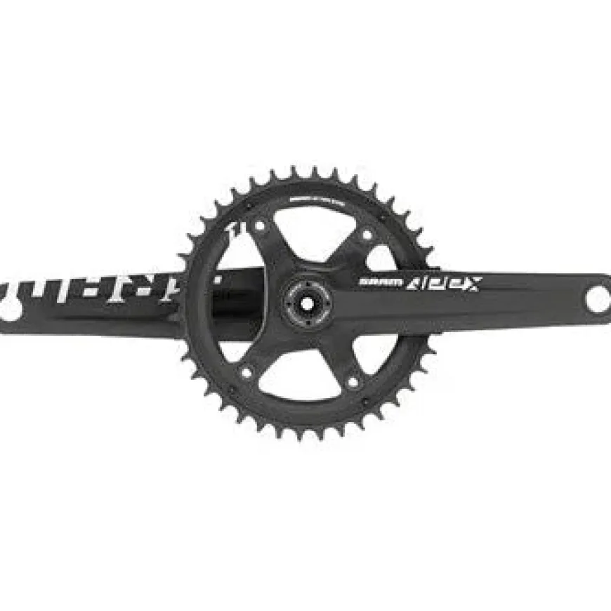 SRAM Apex 1 Crankset - 165mm 10/11-Speed 42t 110 Asymmetric BCD GXP Spindle Interface BLK