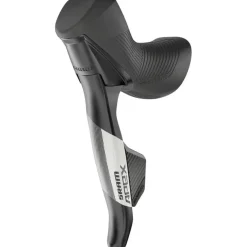 SRAM Apex AXS eTap Shift/Brake Lever and Hydraulic Disc Brake Caliper - Left/Front, 12-Speed, Flat Mount, 20mm Offset, Black, D1