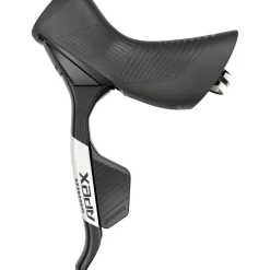 SRAM Apex AXS eTap Shift/Brake Lever and Hydraulic Disc Brake Caliper - Left/Front, 12-Speed, Flat Mount, 20mm Offset, Black, D1